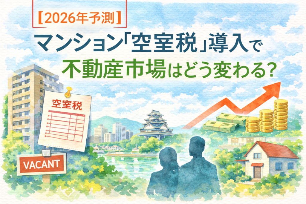 【2026年予測】マンション「空室税」導入で不動産市場はどう変わる？