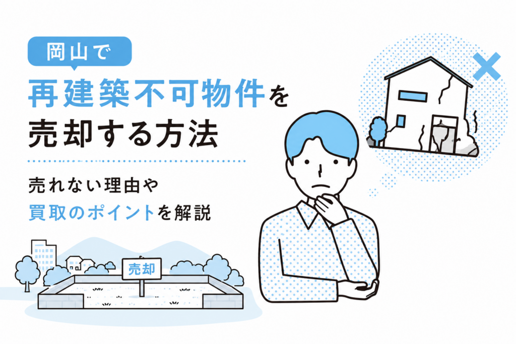 岡山で再建築不可物件を売却する方法｜売れない理由や買取のポイントを解説